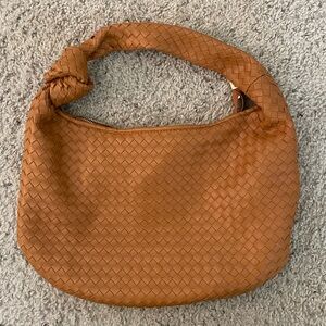 Melie Bianco Brigitte Large Satchel Caramel cognac Anthropologie